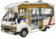 2-3 Berth Toyota Touring - Manual (2-3BTM) campervan hire - new zealand