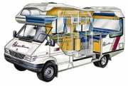 Adventure Motorhomes NZ 4-5 Berth Mercedes Benz Automatic (4-5MER) new zealand camper van hire