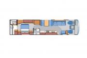 AB35 Class A Motorhome Slide Out rv rentalusa