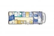 6 Berth Motorhome-Adventurer motorhome rental - uk