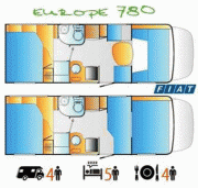 Easirent Vehicle Rental Benimar Europe 780 motorhome rental uk