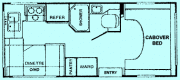 Camper1 Alaska 20ft Class C- Economy Motorhome motorhome rental anchorage