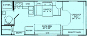 Camper1 Alaska 22ft Class C-Economy Motorhome motorhome rental usa