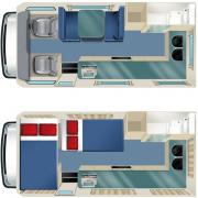 Cheapa Campa AU Cheapa 4 Berth Motohome campervan rental melbourne