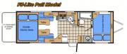 Corona Motorhome Rentals 2007 23ft Warrior  Toy Hauler rv rental california