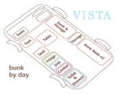 Bunk Campers Ireland  Vista - 4 Berth Delux Bunk Camper motorhome hire ireland