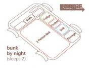 Bunk Campers Ireland  Roadie - 2 Berth Standard Bunk Camper motorhome hire ireland