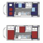 Go Camper Deluxe Iveco 6 Berth - Auto campervan perth