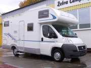 Zebra-Caravan Adria A 576 DK campervan rental germany