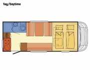 McRent Spain Family Standard GlobeR A 583 (or similar) motorhome rental spain
