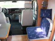 Zebra-Caravan Adria 697 SL campervan rental germany