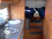 Zebra-Caravan Adria 697 SL campervan rental germany