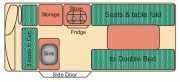Wendekreisen Motorhomes Koru 2+1 Berth new zealand camper van hire