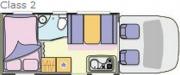 Campinanda Class 2 motorhome rental portugal