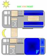 Go Birdz Campers NZ Toyota Hiace semi Hi Top 1999 new zealand camper van hire
