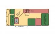 Compass Campers New Zealand Budget S/T 2-Berth new zealand camper van hire