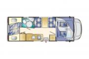 Category B - Sky 51 or similar motorhome rental - italy