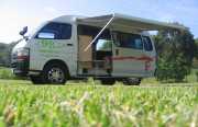Toyota Hiace semi Hi Top 1998 campervan hire - new zealand
