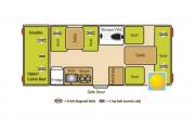 Coastal Campers New Zealand 6 berth motorhomes new zealand camper van hire