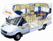Britz Campervan Rentals AU 4 Berth - Explorer motorhome tasmania