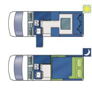 Backpacker Campers AU 4 Berth Warrior campervan rental melbourne