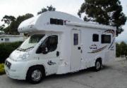 4 Berth Delux Motorhome camper rental australia