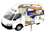 4 Seater Campervan campervan hire - brisbane