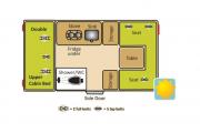 Coastal Campers New Zealand 4 berth motorhomes new zealand camper van hire