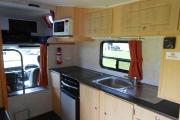 Coastal Campers New Zealand 4 berth motorhomes new zealand camper van hire