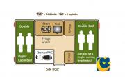 Coastal Campers New Zealand 4 berth motorhomes new zealand camper van hire