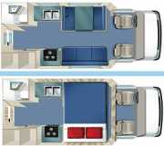 Real Value RV Rental D - 21 Van Camper usa rv rental