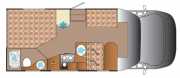Big Sky Campervans Ireland Carioca 694 - 4 Berth camper hire ireland