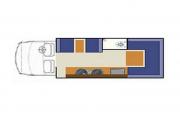 Advance Campervan Rental Euro Deluxe - 6 Berth Motor Home motorhome rental australia