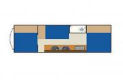 Advance Campervan Rental Euro Deluxe - 6 Berth Motor Home motorhome rental australia