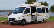 Campabout Oz Rentals AU 2 Berth Mercedes Sprinter Deluxe australia camper rental