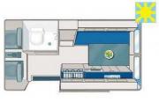 Campabout Oz Rentals AU 2 Berth Mercedes Sprinter Deluxe australia camper rental