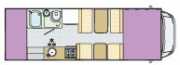 Irish Camper Vans Granduca 67 - 6 Berth camper hire ireland