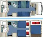 Cheapa Campa RV USA E - 22 Class C Motorhome rv rental usa