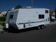 22ft Toy Hauler Weekend Warrior motorhome rental - usa